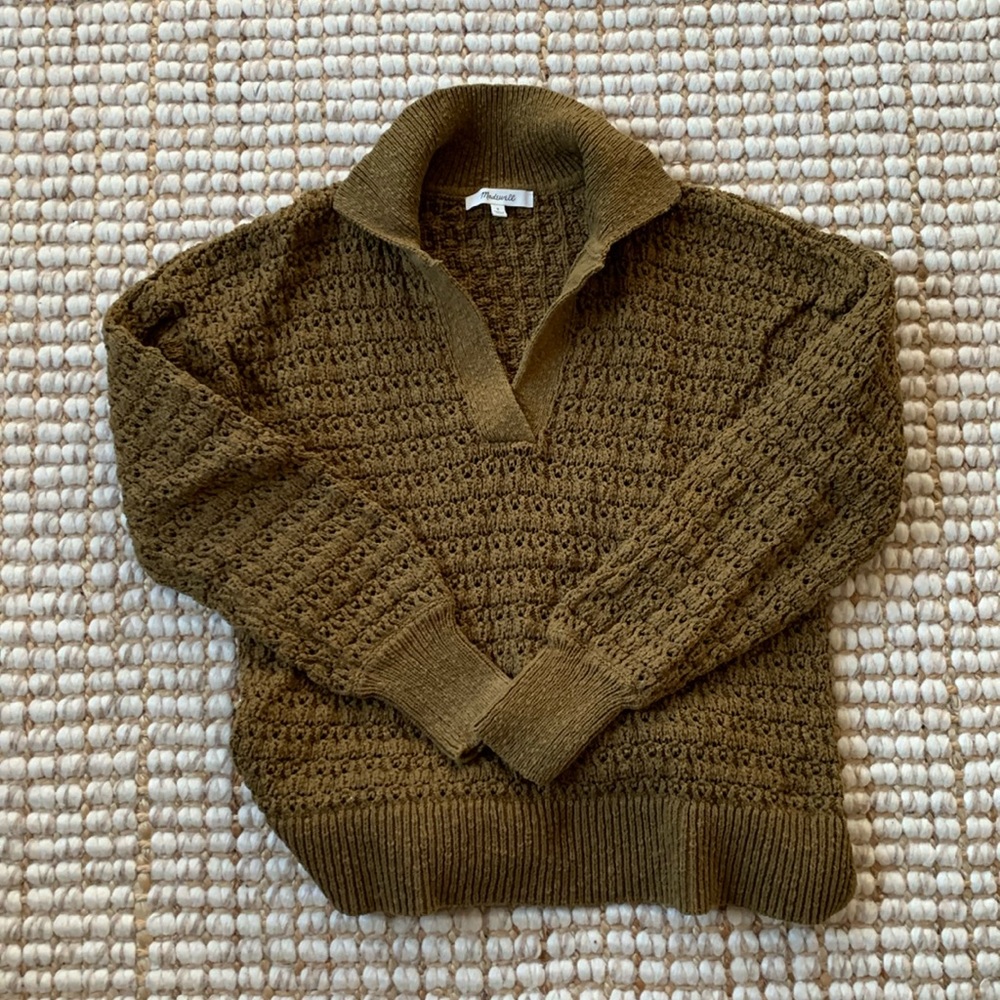 Madewell collared sweater
